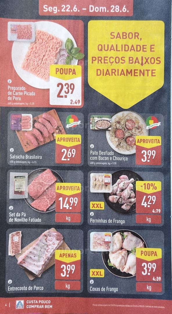 Antevisão Folheto ALDI Promoções de 22 a 28 junho